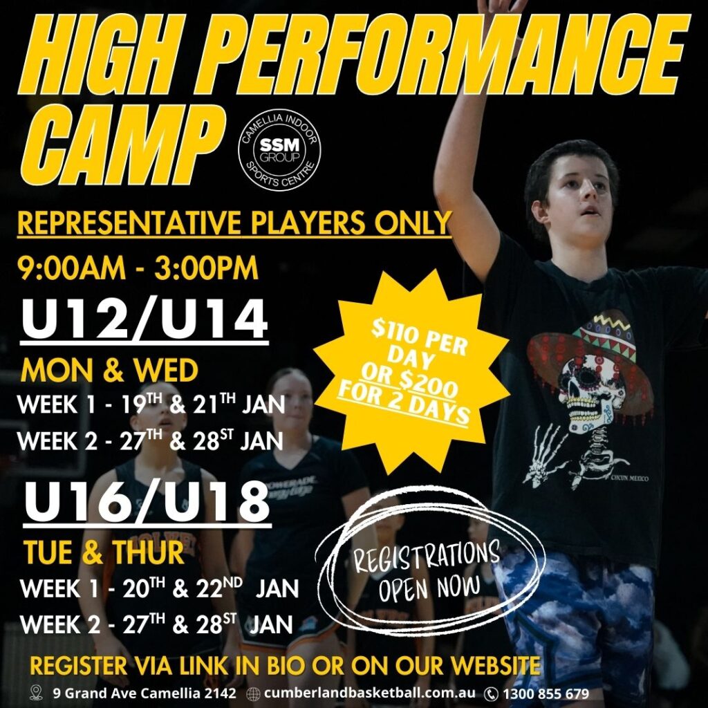High Performance Basketball Camp Parramatta | PCBA
